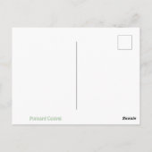 過去期限通知はがき ポストカード (裏面)