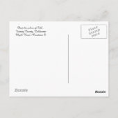 過去秋の色… ポストカード (裏面)