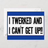 過去75の旋回は「旋回して起きられない!」 ポストカード (正面/裏面)