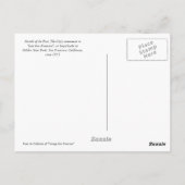 過去、ゴールデンゲートパークcのポータル。1915 ポストカード (裏面)