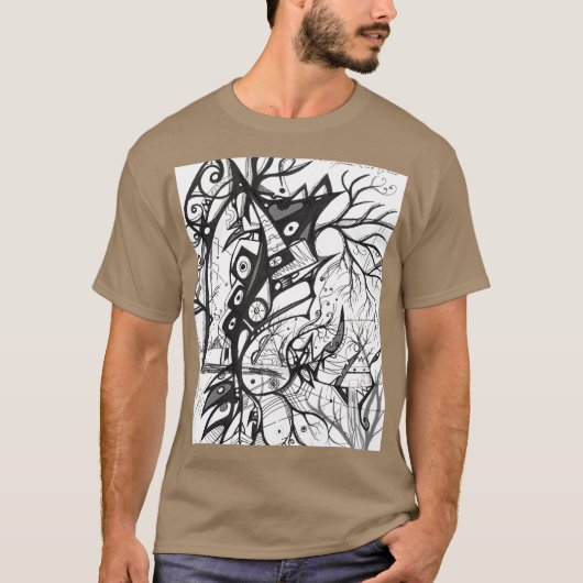 過去、現在、および将来 Tシャツ (正面)