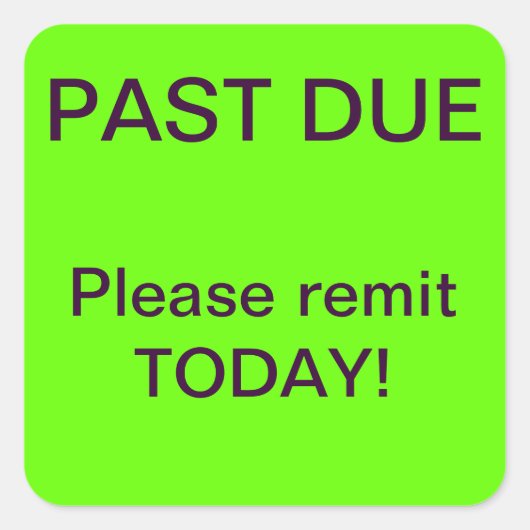 過去DUEコレクションシール スクエアシール (正面)