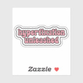 過固定解ピンクの神経多様性 シール (シート)