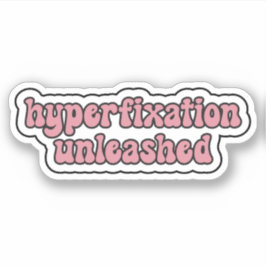 過固定解ピンクの神経多様性 シール