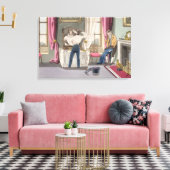 過失、プレート1から「必要的資格」 キャンバスプリント (インサイチュ (リビング))