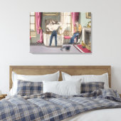 過失、プレート1から「必要的資格」 キャンバスプリント (インサイチュ (寝室))