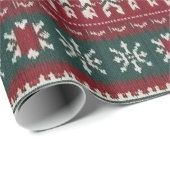過度にフェスティバルの醜いクリスマスセーター ラッピングペーパー (ロールコーナー)