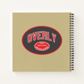 過度に意欲的な白人の男 ノートブック (裏面)