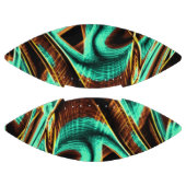 過度に曲がったテープはアクアマリンとコーヒーの溝 アメリカンフットボール (パネル)