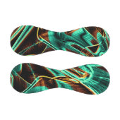 過度に曲がったテープはアクアマリンとコーヒーの溝 野球ボール (パネル)