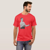 過度に男らしい人のミーム Tシャツ (正面フル)
