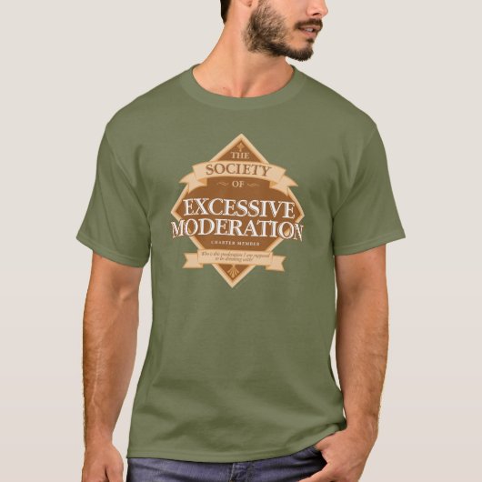 過度の節度 Tシャツ (正面)
