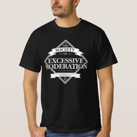 過度の節度 Tシャツ (正面)