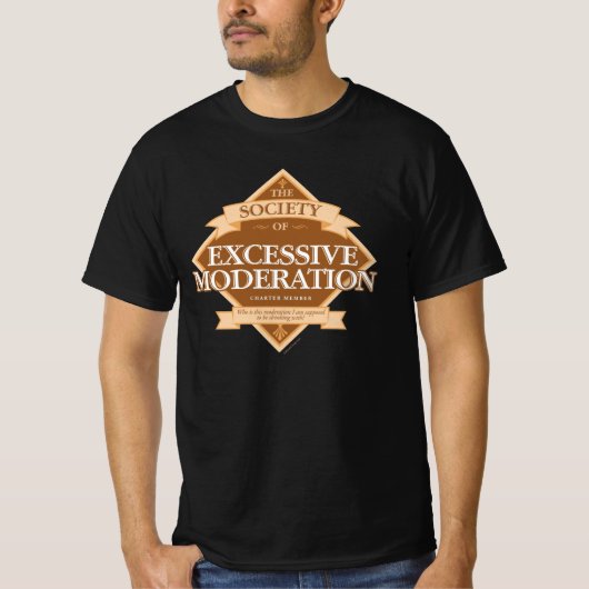 過度緩和社会 Tシャツ (正面)