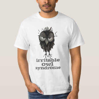 過敏なフクロウシンドロームのおもしろいなフクロウの発言 Tシャツ