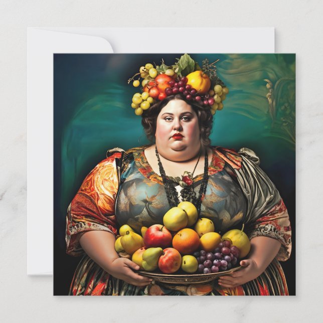 「過敏の女神」カラフルポートレート (正面)