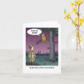 過敏性フクロウ症候群カード カード (黄色い花)