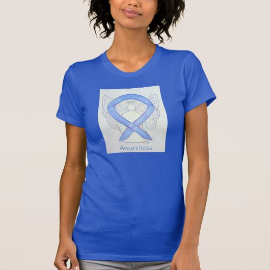 過敏性腸症候群認識度リボンシャツ Tシャツ (正面)