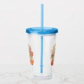 過救済去 – よくはしゃぐフローラやる気を起こさせる アクリルタンブラー (右)