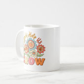 過救済去 – よくはしゃぐフローラやる気を起こさせる コーヒーマグカップ (正面左)