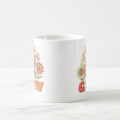 過救済去 – よくはしゃぐフローラやる気を起こさせる コーヒーマグカップ (中央)