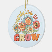 過救済去 – よくはしゃぐフローラやる気を起こさせる セラミックオーナメント (左)