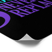 過水防止認識度の半置換不可 ポスター (角)