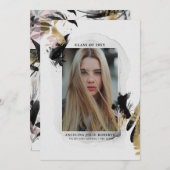 過渡的卒業発表 招待状 (正面/裏面)