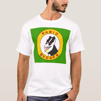 過激なアナグマの生産 Tシャツ