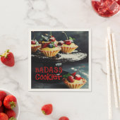 過激なクッキーマニア 面白いギフト 名言 紙ナプキン スタンダードカクテルナプキン (インサイチュ)