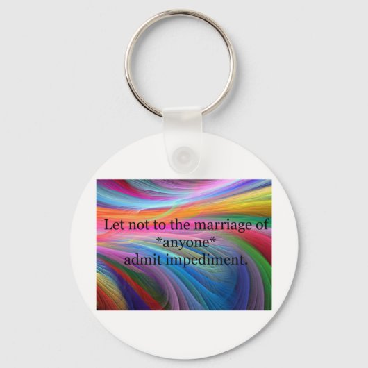 過激なシェイクスピア キーホルダー (正面)