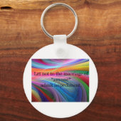 過激なシェイクスピア キーホルダー (正面)