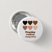 過激な共感を実践する 缶バッジ (正面&裏面)