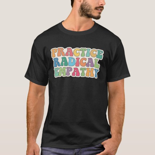 過激な共感を実践する Tシャツ (正面)