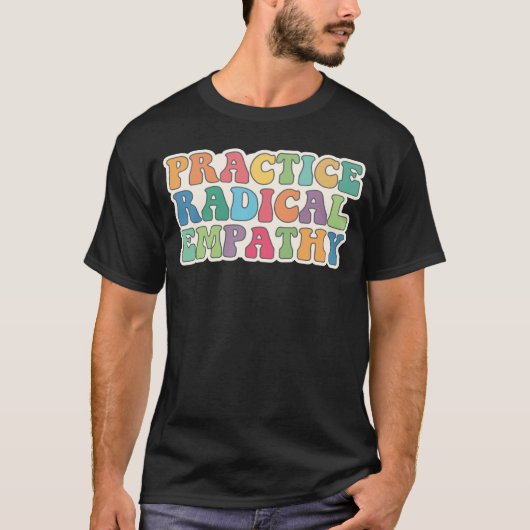 過激な共感を実践する Tシャツ (正面)