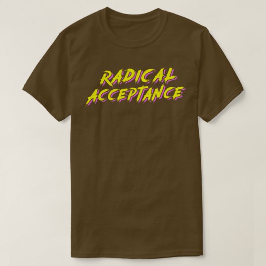 過激な受容 Tシャツ (デザイン正面)