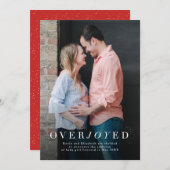 過激な垂直写真妊娠 シーズンカード (正面/裏面)