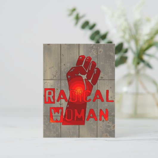 過激な女性 ポストカード (スタンド正面)