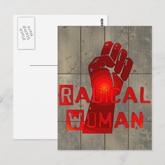 過激な女性 ポストカード (正面/裏面)