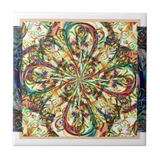 過激な タイル (正面)