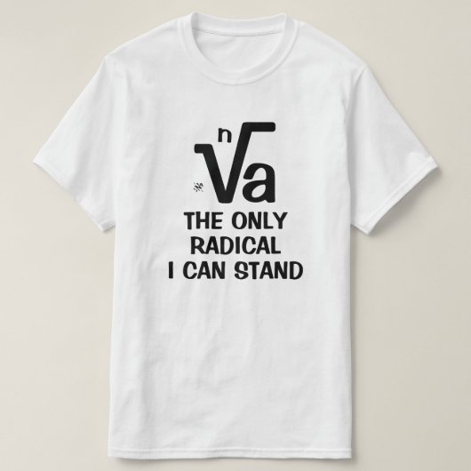 過激主義のジョーク Tシャツ (デザイン正面)