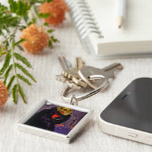 過激主義の危険 キーホルダー (側面)