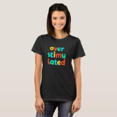 過激化キッドおもしろいコアBrat Gen Z Kidcore Tシャツ (正面フル)