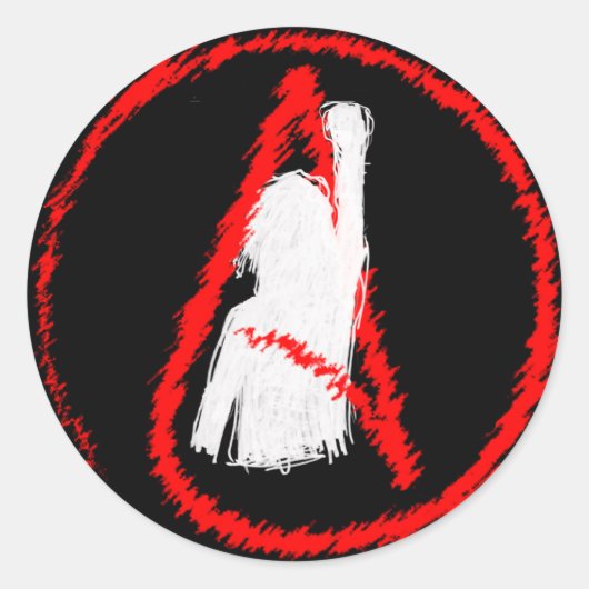 過激派無神論者 ラウンドシール (正面)