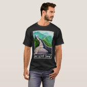 過素晴らし去した中国の壁 Tシャツ (正面フル)