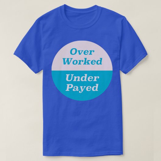 過給で働く Tシャツ (デザイン正面)