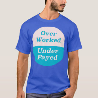 過給で働く Tシャツ
