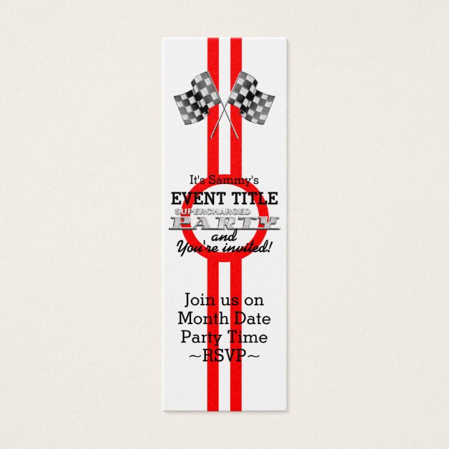 過給パーソナライズされた性能パーティー (正面)