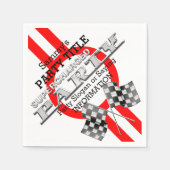 過給パーソナライズされた性能パーティー スタンダードカクテルナプキン (正面)