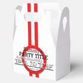 過給パーソナライズされた性能パーティー フェイバーボックス (オープン)